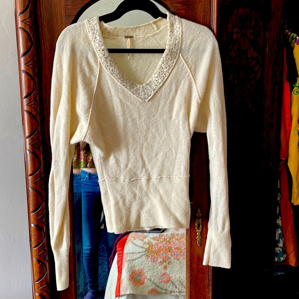 Free people sparkle sweater